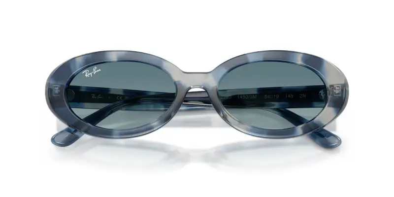 Donna Ray - Ban RB2223 14503M Occhiali da sole Acetato Tartaruga Rotonda Normale Sfumato miniatura 2