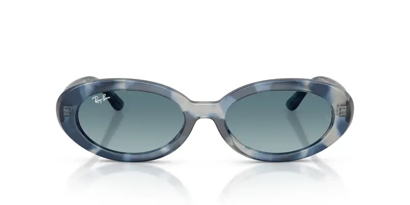 Donna Ray - Ban RB2223 14503M Occhiali da sole Acetato Tartaruga Rotonda Normale Sfumato miniatura 3