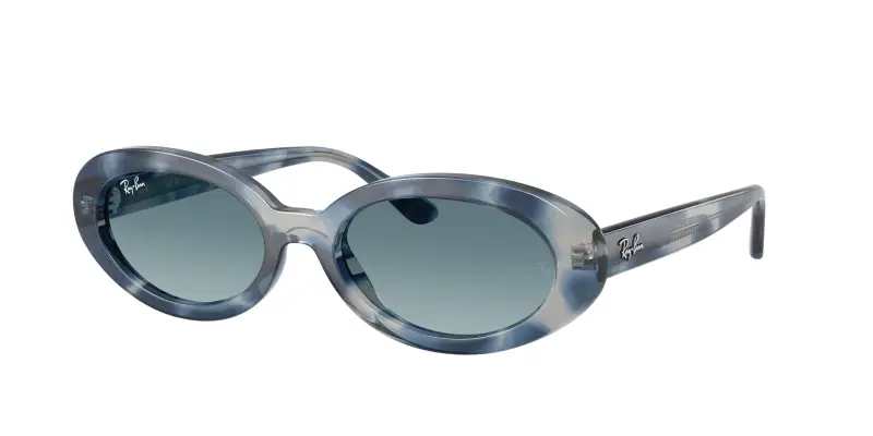 Donna Ray - Ban RB2223 14503M Occhiali da sole Acetato Tartaruga Rotonda Normale Sfumato