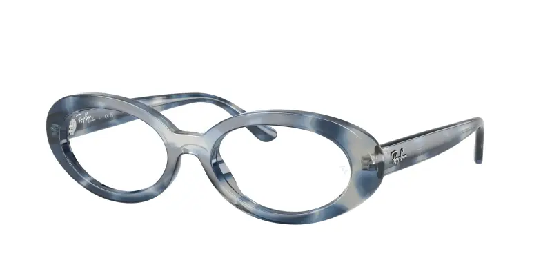 Donna Ray - Ban RX2223V 8482 Montature da vista Acetato Tartaruga Trasparente Rotonda Normale