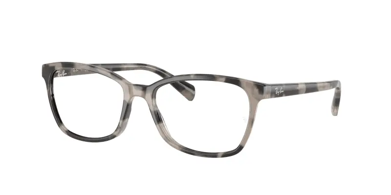 Donna Ray - Ban RX5362 8480 Montature da vista Acetato Grigio Trasparente Farfalla Normale