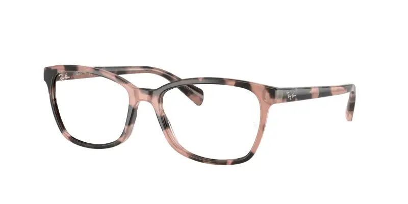 Donna Ray - Ban RX5362 8481 Montature da vista Acetato Rosa Trasparente Farfalla Normale