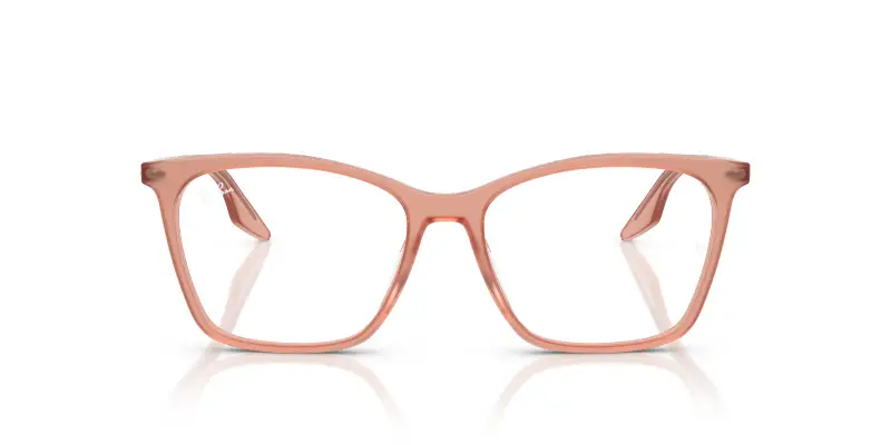 Donna Ray - Ban RX5422 8503 Montature da vista Acetato Rosa Trasparente Cat Eye Normale miniatura 3
