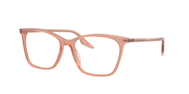 Donna Ray - Ban RX5422 8503 Montature da vista Acetato Rosa Trasparente Cat Eye Normale