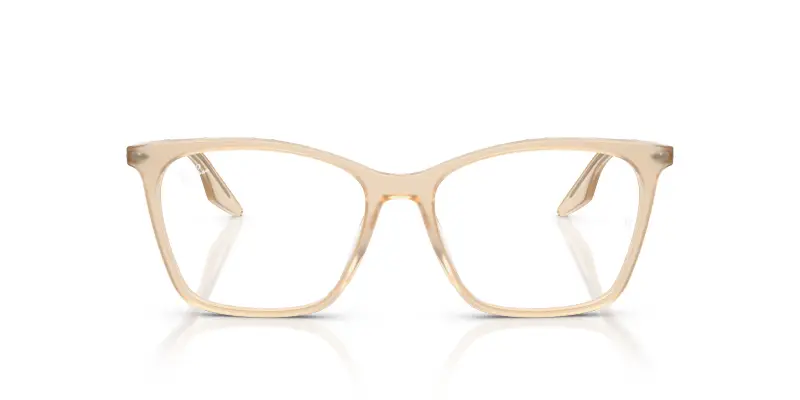 Donna Ray - Ban RX5422 8505 Montature da vista Acetato Beige Trasparente Cat Eye Normale miniatura 3