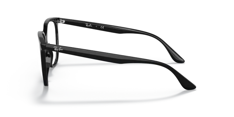 Ray - Ban Donna RX4378V 2000 Montature da vista Iniettato Nero Trasparente Squadrata Normale miniatura 3