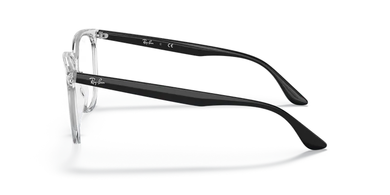 Ray - Ban Donna RX4378V 5943 Montature da vista Iniettato Trasparente Trasparente Squadrata Normale miniatura 3