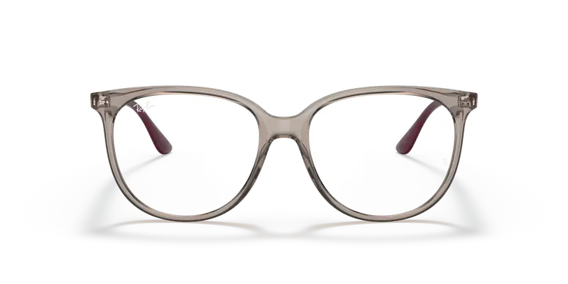 Ray - Ban Donna RX4378V 8083 Montature da vista Iniettato Grigio Trasparente Squadrata Normale miniatura 2