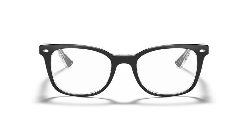 Ray - Ban Donna RX5285 2034 Montature da vista Acetato Nero Trasparente Farfalla Normale miniatura 2