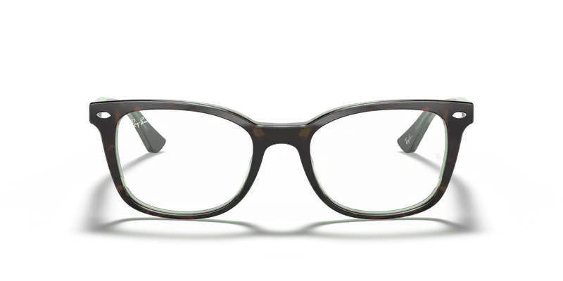 Ray - Ban Donna RX5285 2383 Montature da vista Acetato Marrone Trasparente Farfalla Normale miniatura 2