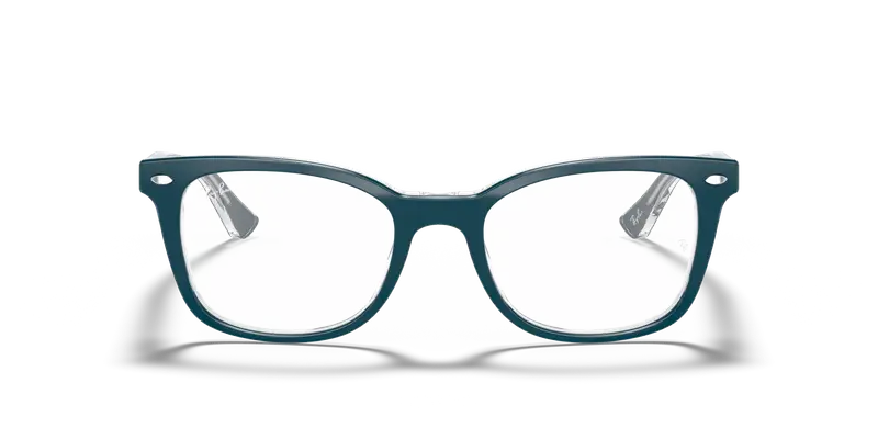 Ray - Ban Donna RX5285 5763 Montature da vista Acetato Blu Trasparente Farfalla Normale miniatura 2