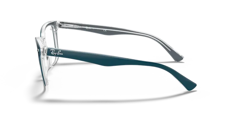 Ray - Ban Donna RX5285 5763 Montature da vista Acetato Blu Trasparente Farfalla Normale miniatura 3