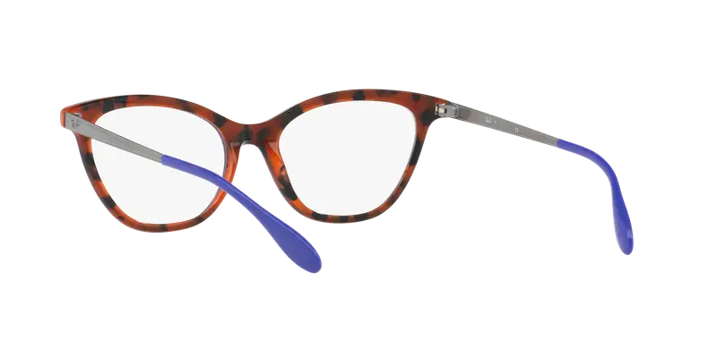 Ray - Ban Donna RX5360 5716 Montature da vista Plastica Viola Cat Eye miniatura 3