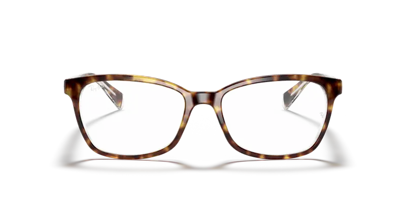 Ray - Ban Donna RX5362 5082 Montature da vista Acetato Marrone Trasparente Farfalla Normale miniatura 2