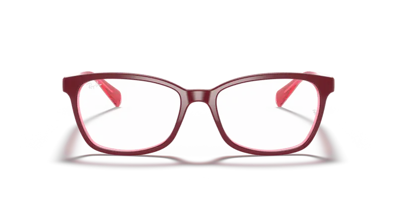 Ray - Ban Donna RX5362 5777 Montature da vista Acetato Rosso Trasparente Farfalla Normale miniatura 2