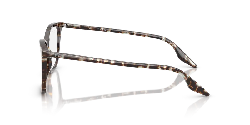 Ray - Ban Donna RX5422 8425 Montature da vista Acetato Giallo Trasparente Cat Eye Normale miniatura 3