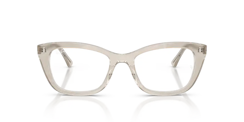 Ray - Ban Donna RX5433 8291 Montature da vista Acetato Grigio Trasparente Pillow Normale miniatura 2