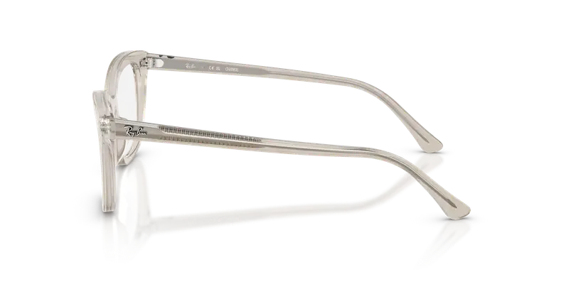 Ray - Ban Donna RX5433 8291 Montature da vista Acetato Grigio Trasparente Pillow Normale miniatura 3