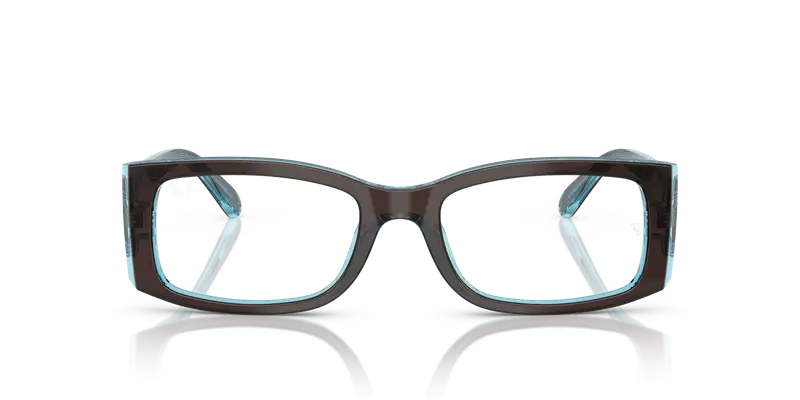 Ray - Ban Donna RX5434 MIRIAM 8366 Montature da vista Acetato Marrone Trasparente Squadrata Normale miniatura 2