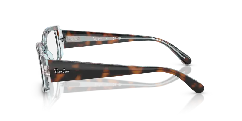 Ray - Ban Donna RX5434 MIRIAM 8401 Montature da vista Acetato Tartaruga Trasparente Squadrata Normale miniatura 3