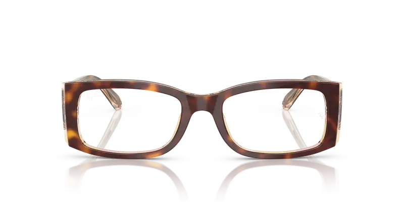 Ray - Ban Donna RX5434 MIRIAM 8402 Montature da vista Acetato Tartaruga Trasparente Squadrata Normale miniatura 2