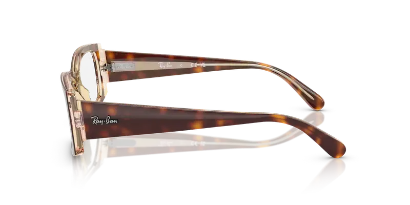 Ray - Ban Donna RX5434 MIRIAM 8402 Montature da vista Acetato Tartaruga Trasparente Squadrata Normale miniatura 3