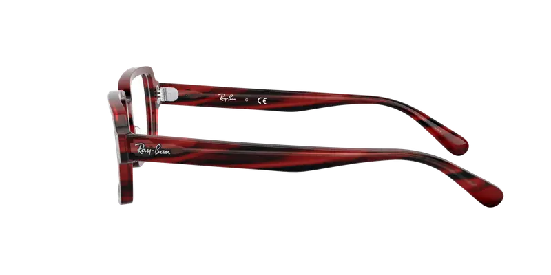 Ray - Ban Donna RX5473 BENJI 8054 Montature da vista Plastica Rosso Squadrata miniatura 2