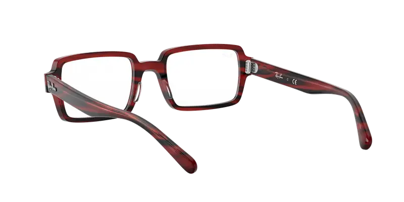 Ray - Ban Donna RX5473 BENJI 8054 Montature da vista Plastica Rosso Squadrata miniatura 3