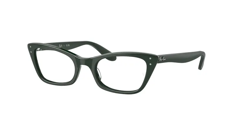 Ray - Ban Donna RX5499 LADY BURBANK 8226 Montature da vista Acetato Verde Cat Eye