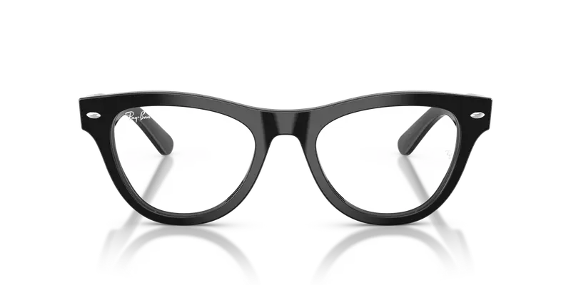 Ray - Ban Donna RX5510 2000 Montature da vista Acetato Nero Trasparente Cat Eye Normale miniatura 2