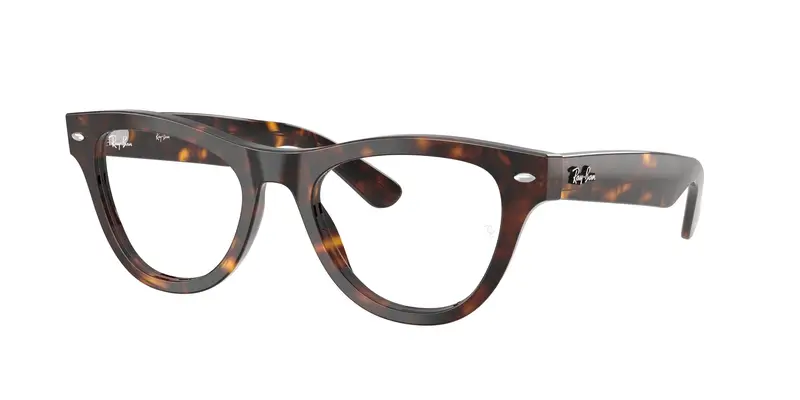 Ray - Ban Donna RX5510  2012 Montature da vista Acetato Tartaruga Trasparente Cat Eye Normale