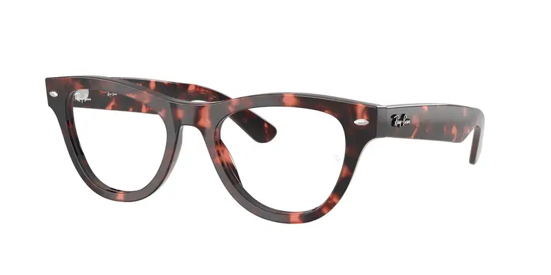 Ray - Ban Donna RX5510  8118 Montature da vista Acetato Tartaruga Trasparente Cat Eye Normale