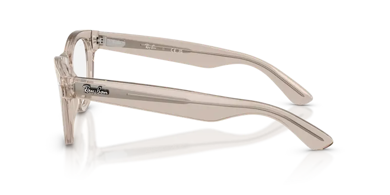 Ray - Ban Donna RX5510 8449 Montature da vista Acetato Marrone Trasparente Cat Eye Normale miniatura 3