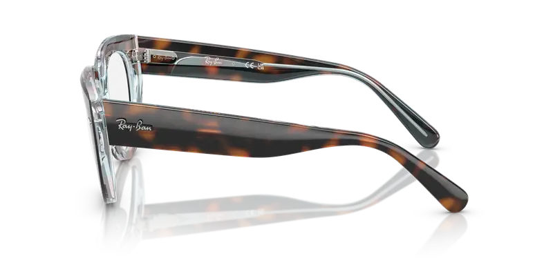 Ray - Ban Donna RX5586 DOREEN 8401 Montature da vista Acetato Tartaruga Trasparente Squadrata Normale miniatura 3