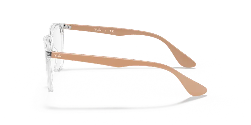 Ray - Ban Donna RX7046 ERIKA 5953 Montature da vista Iniettato Trasparente Trasparente Rotonda Normale miniatura 3
