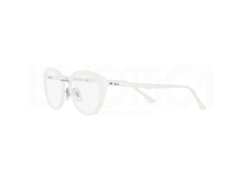 Ray - Ban Donna RX7088 5618 Montature da vista Plastica Bianco Cat Eye miniatura 2