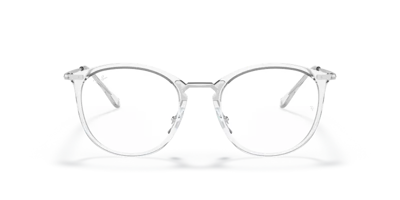 Ray - Ban Donna RX7140 2001 Montature da vista Iniettato Trasparente Trasparente Pantos Normale miniatura 2