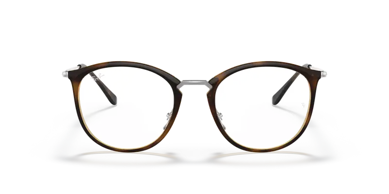 Ray - Ban Donna RX7140 2012 Montature da vista Iniettato Tartaruga Trasparente Pantos Normale miniatura 2