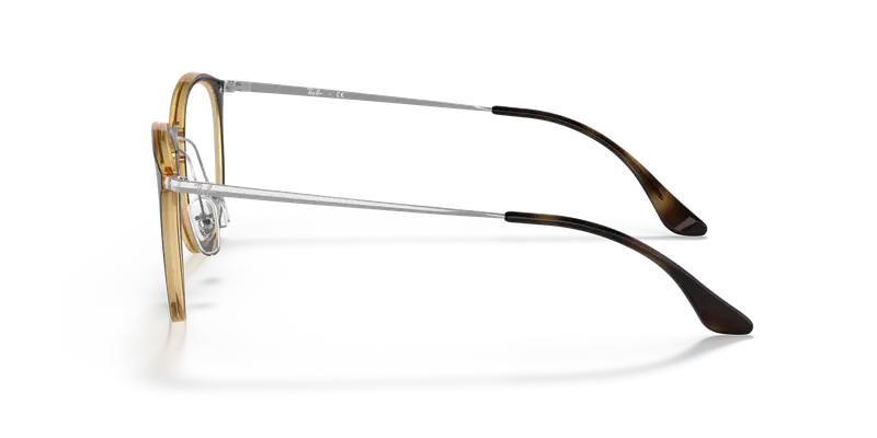 Ray - Ban Donna RX7140 2012 Montature da vista Iniettato Tartaruga Trasparente Pantos Normale miniatura 3