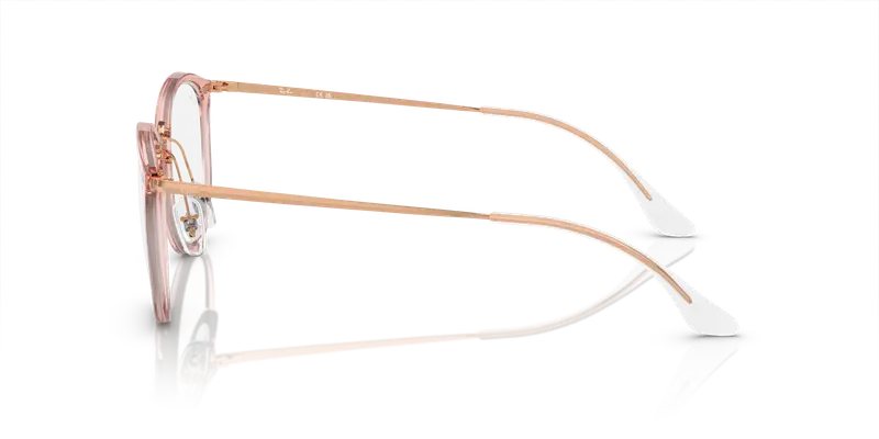 Ray - Ban Donna RX7140 8335 Montature da vista Iniettato Rosa Trasparente Pantos Normale miniatura 3