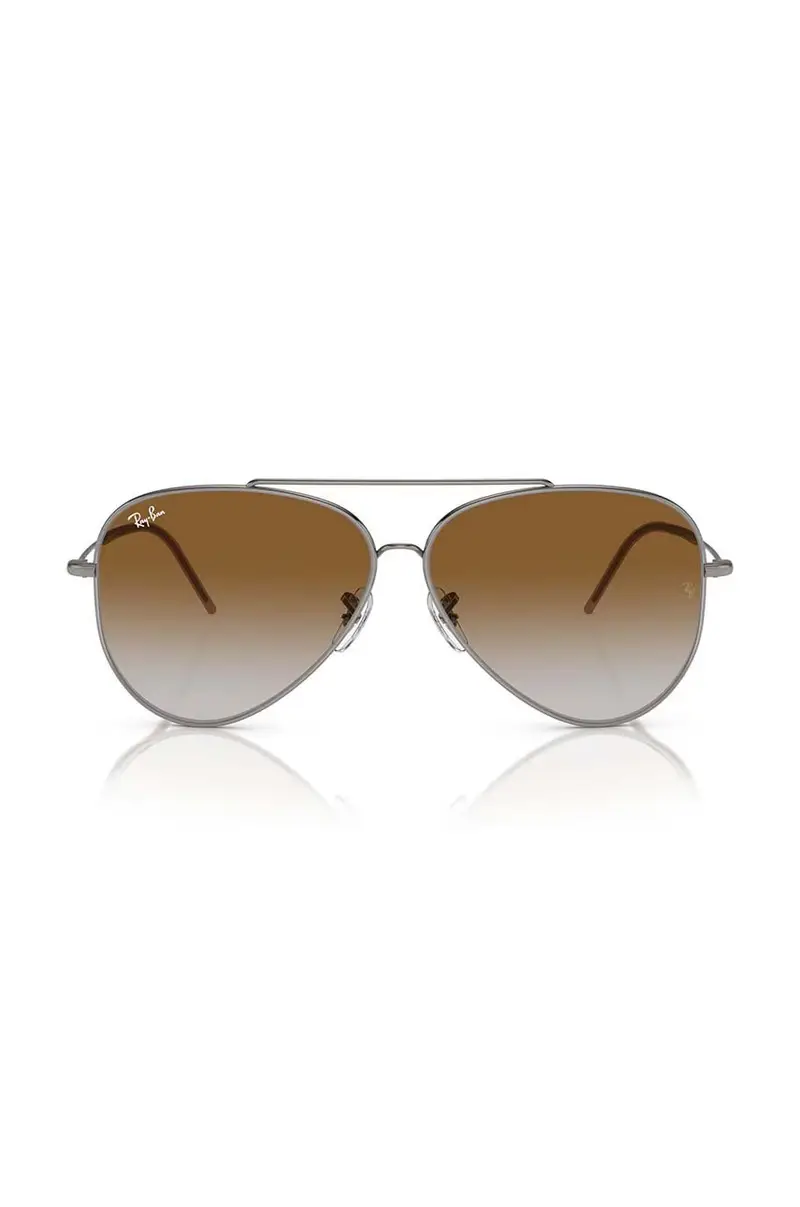 occhiali da sole AVIATOR REVERSE colore argento 0RBR0101S miniatura 4