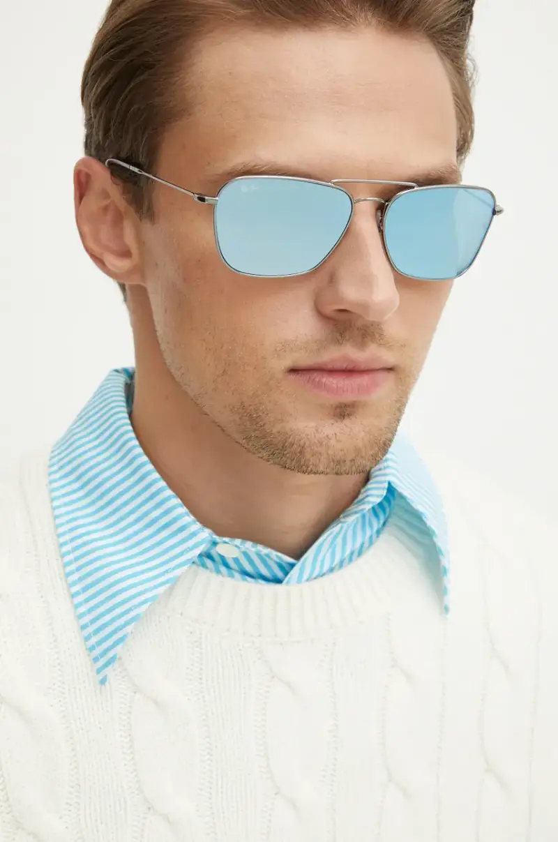 occhiali da sole CARAVAN REVERSE colore argento 0RBR0102S miniatura 2