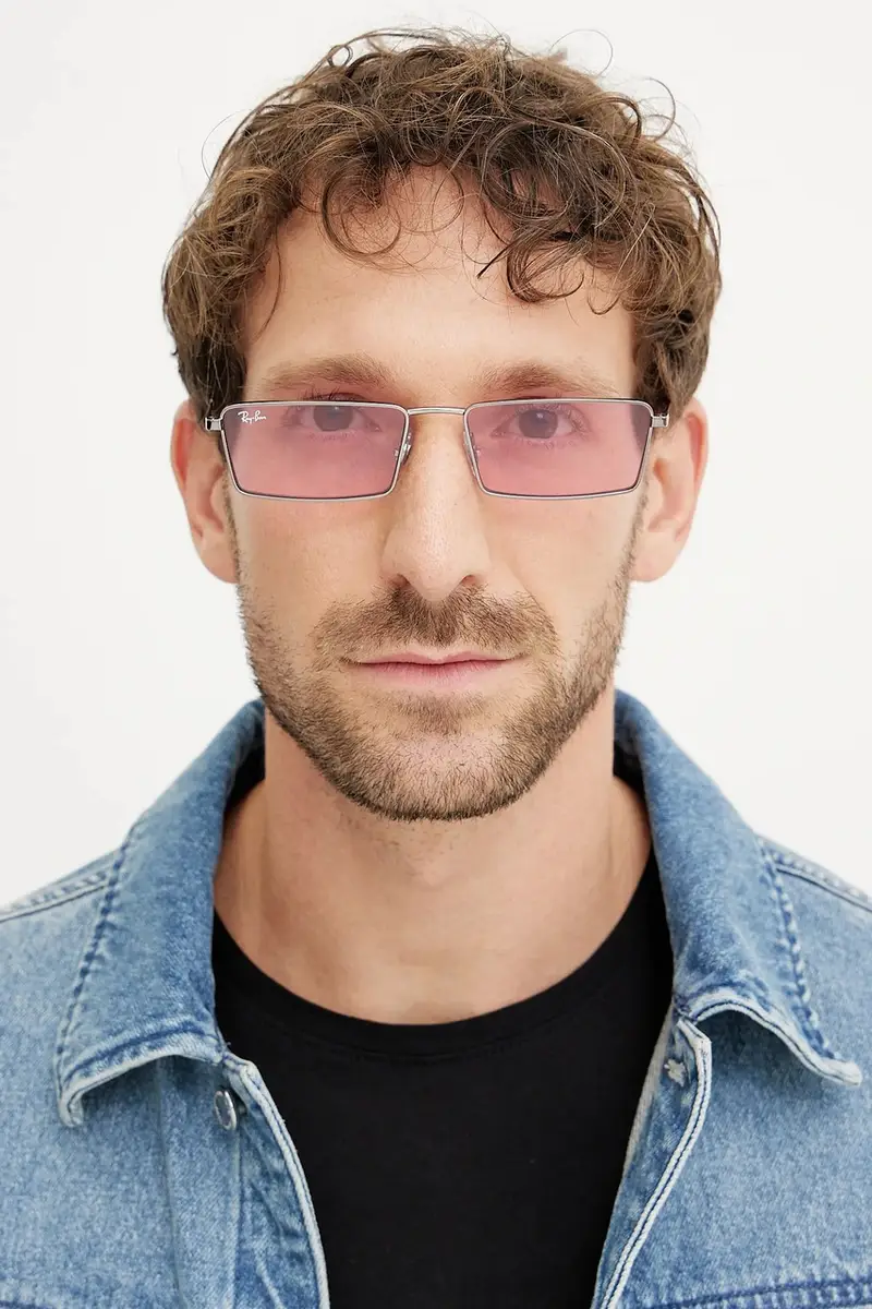 occhiali da sole colore argento 0RB3741 Rosa miniatura 2