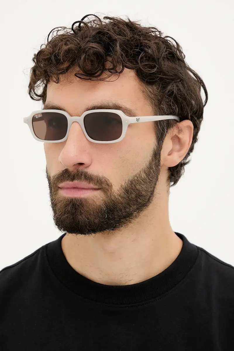 occhiali da sole colore marrone 0RB4455 Beige miniatura 2