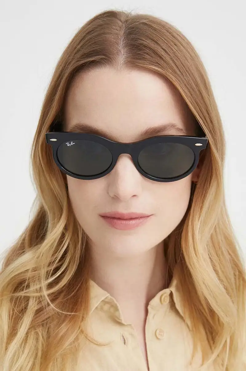 occhiali da sole colore nero miniatura 3