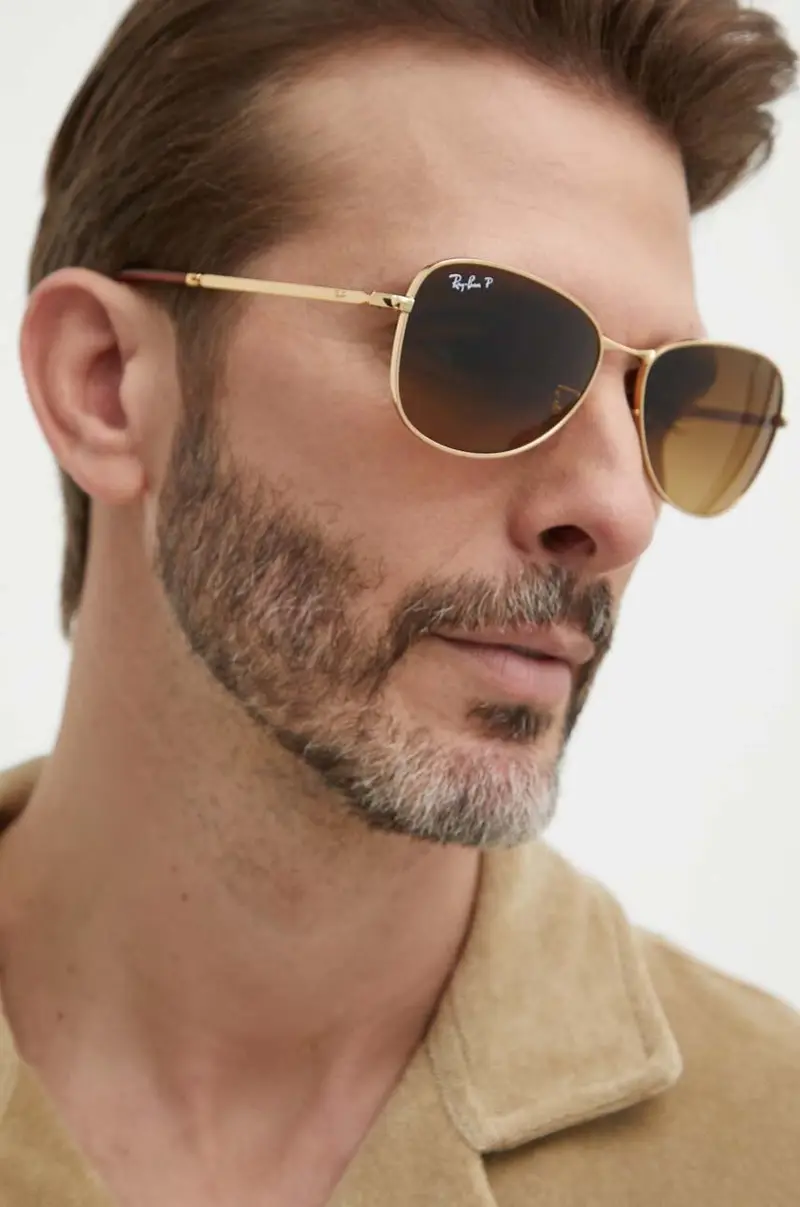 occhiali da sole colore oro 0RB3733