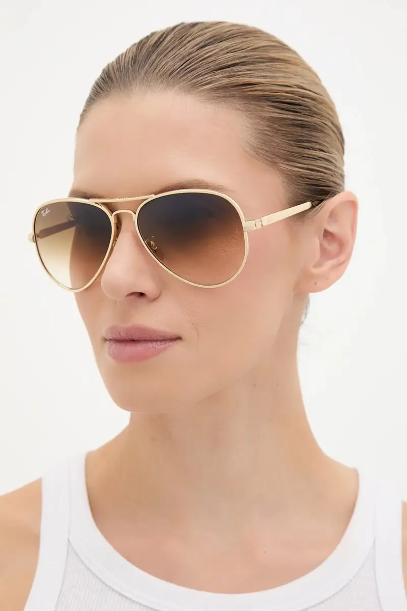 occhiali da sole colore oro 0RB3925 miniatura 2