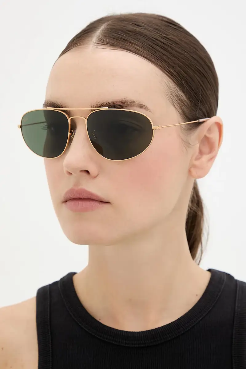 occhiali da sole colore oro 0RB3945 miniatura 3