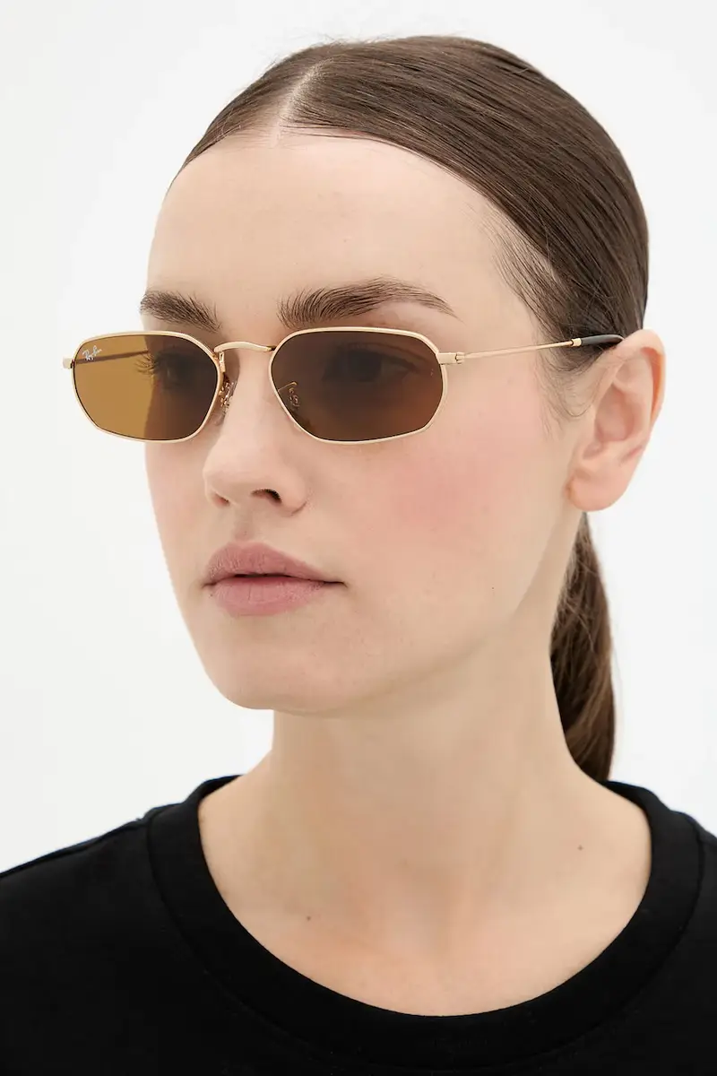 occhiali da sole colore oro 0RB3947 miniatura 3