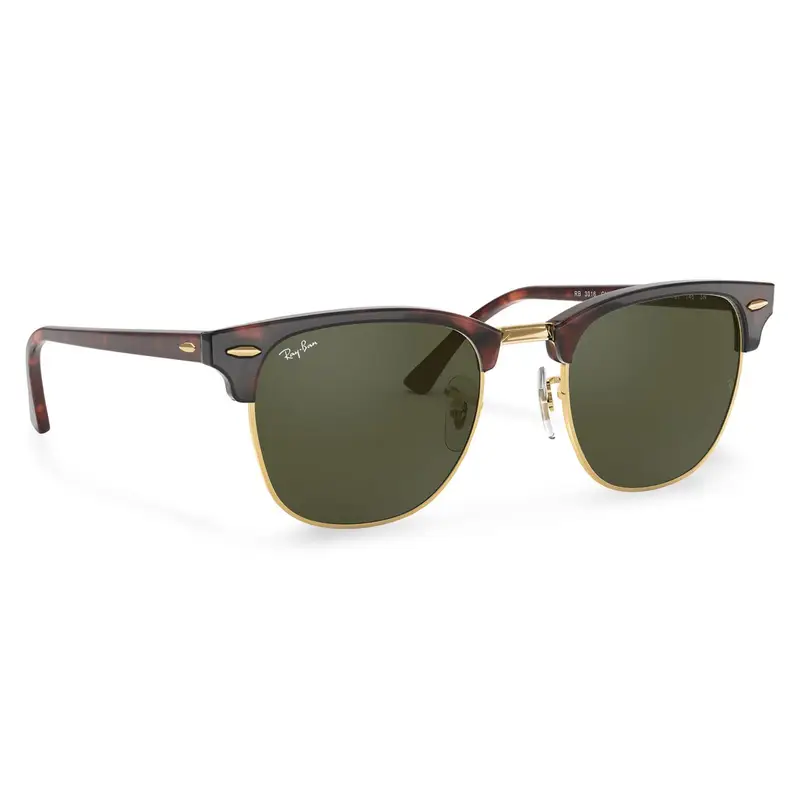 Occhiali da sole Ray-Ban Clubmaster 0RB3016 W0366 Marrone
